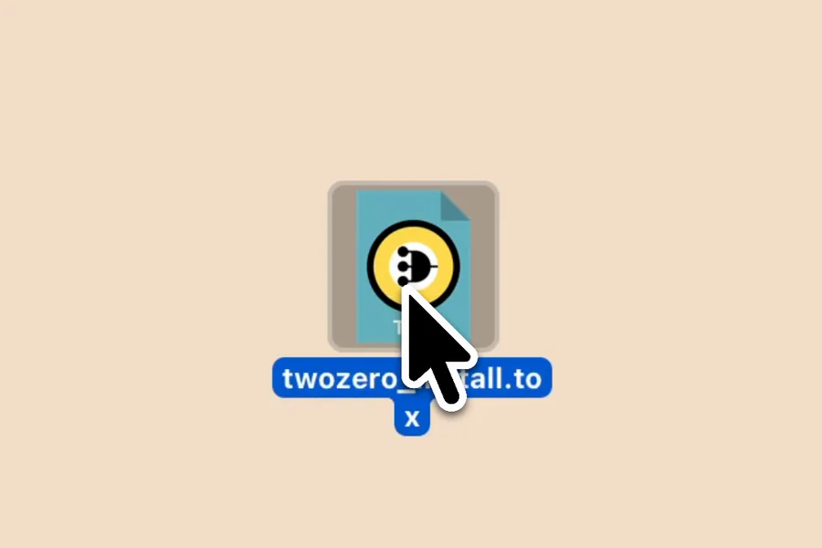 Double-click the downloaded .tox file
